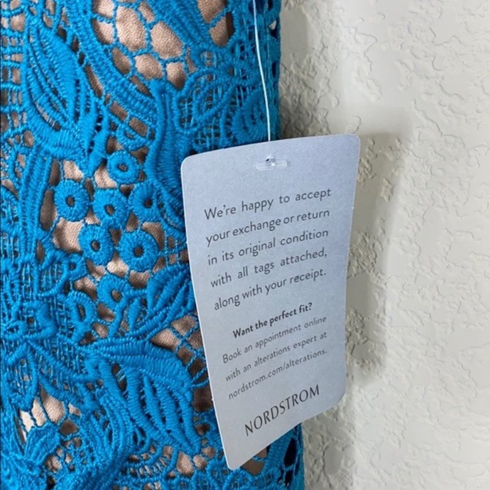 SOLD NWT ADELYN RAE Lily Mixed Lace Dress - Picture 8 of 8